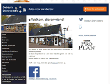 Tablet Screenshot of debbysdiervoeders.nl